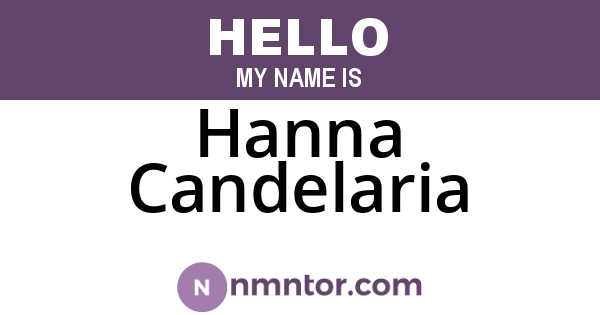 Hanna Candelaria