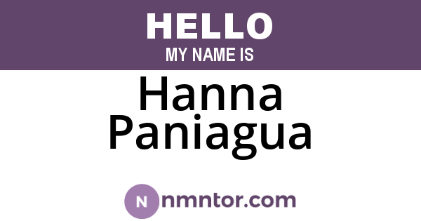 Hanna Paniagua