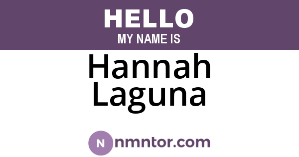 Hannah Laguna