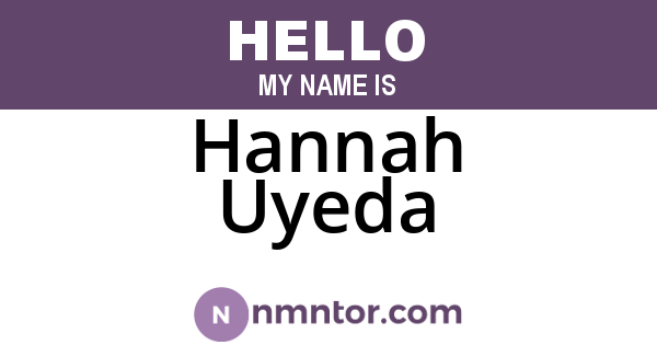 Hannah Uyeda