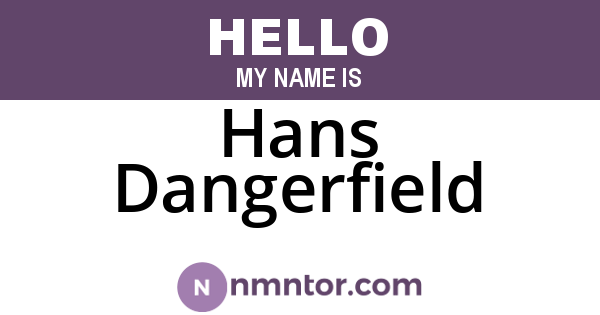 Hans Dangerfield