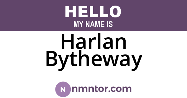 Harlan Bytheway
