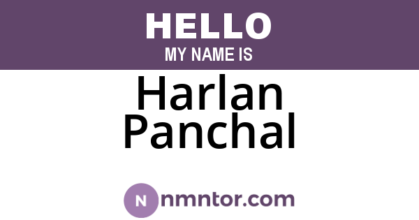 Harlan Panchal