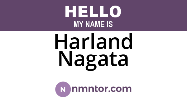 Harland Nagata