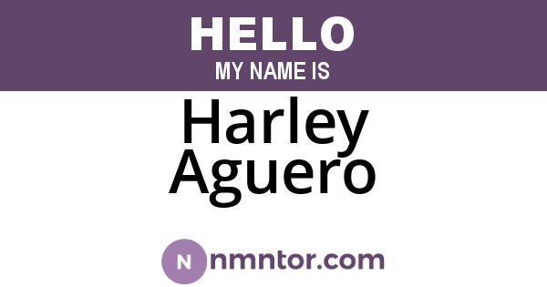 Harley Aguero