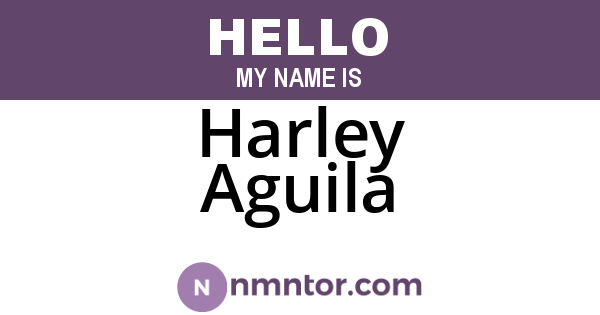 Harley Aguila