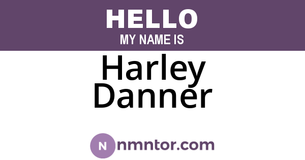 Harley Danner