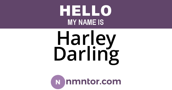Harley Darling