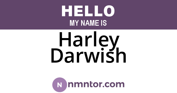 Harley Darwish
