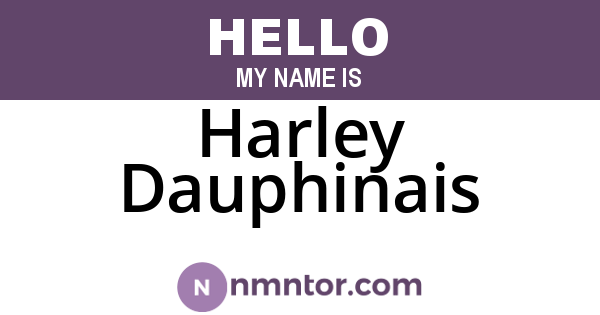 Harley Dauphinais
