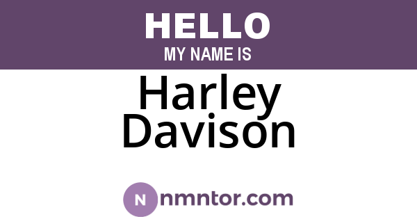Harley Davison