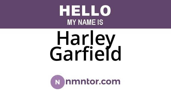 Harley Garfield