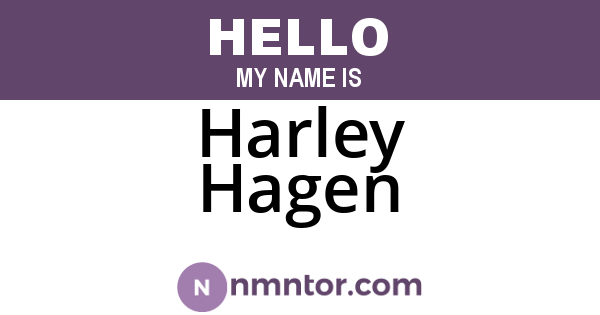 Harley Hagen