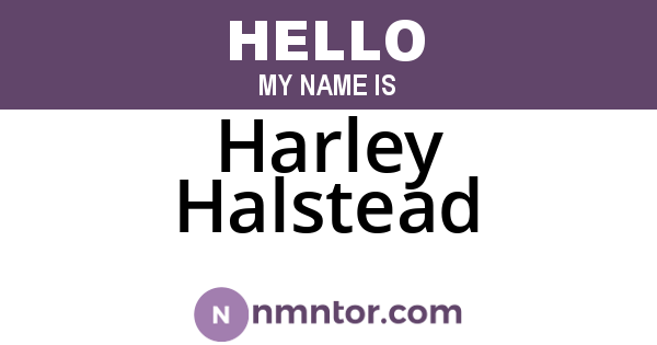 Harley Halstead