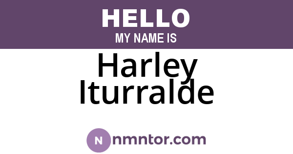 Harley Iturralde
