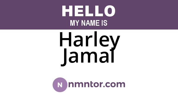 Harley Jamal