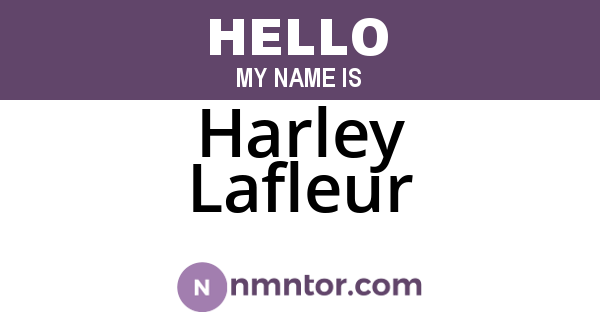 Harley Lafleur