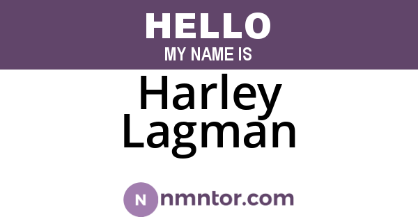 Harley Lagman