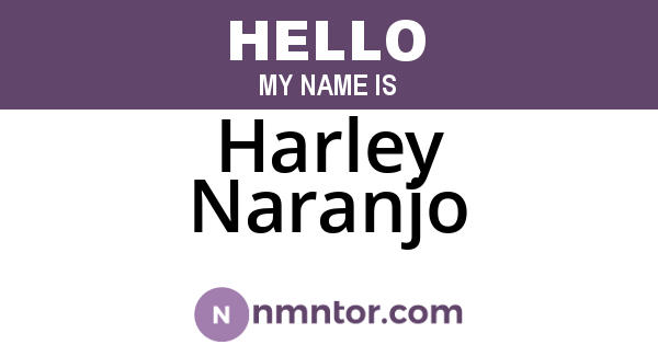 Harley Naranjo