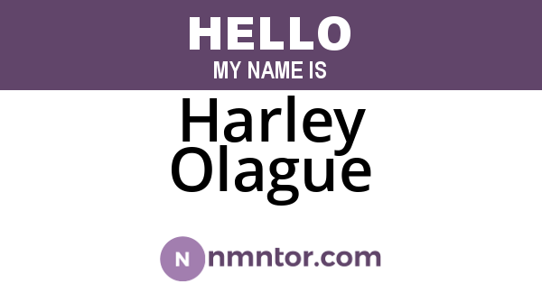 Harley Olague