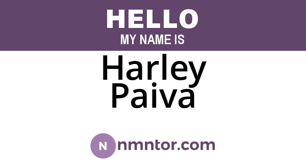 Harley Paiva