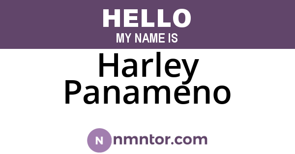 Harley Panameno