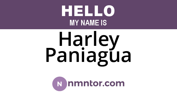 Harley Paniagua