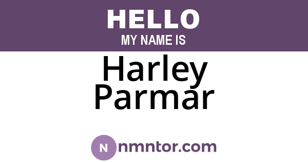 Harley Parmar