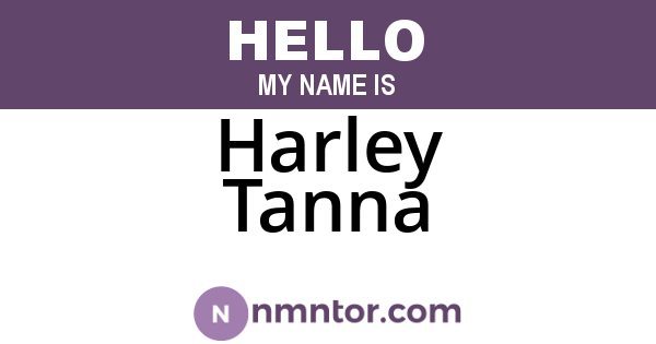 Harley Tanna