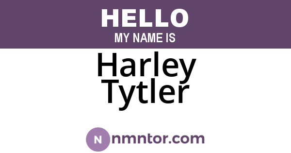 Harley Tytler