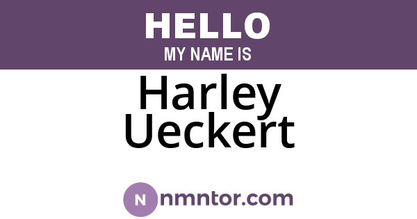 Harley Ueckert