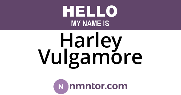 Harley Vulgamore