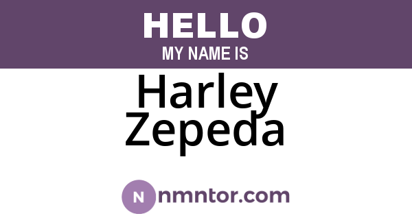 Harley Zepeda