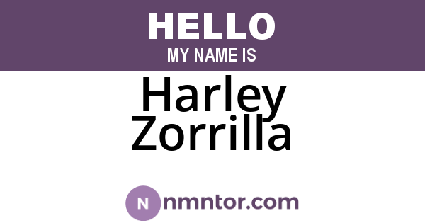 Harley Zorrilla