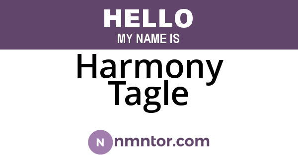 Harmony Tagle