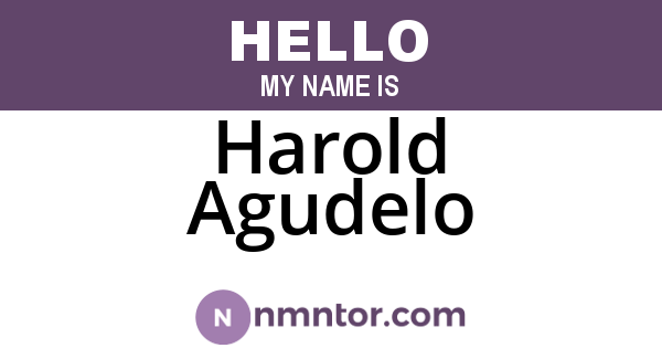 Harold Agudelo
