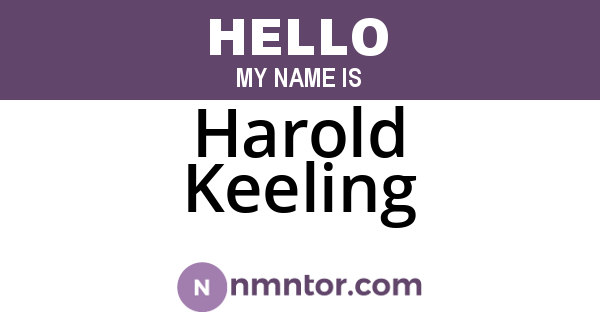 Harold Keeling