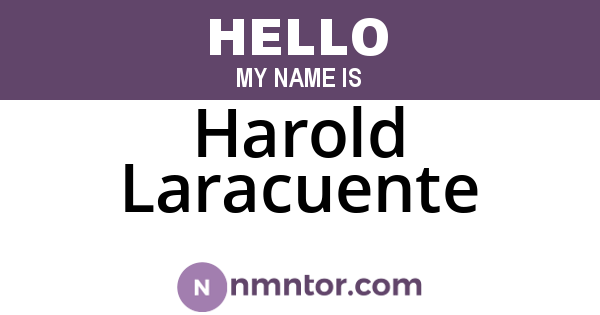 Harold Laracuente