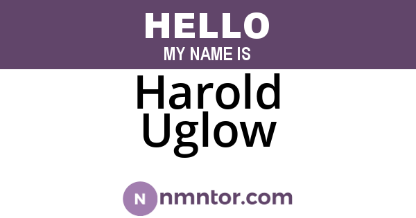 Harold Uglow