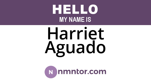 Harriet Aguado
