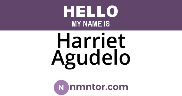 Harriet Agudelo