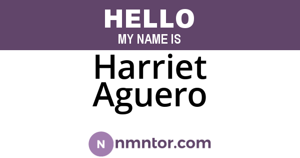 Harriet Aguero
