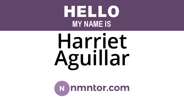 Harriet Aguillar