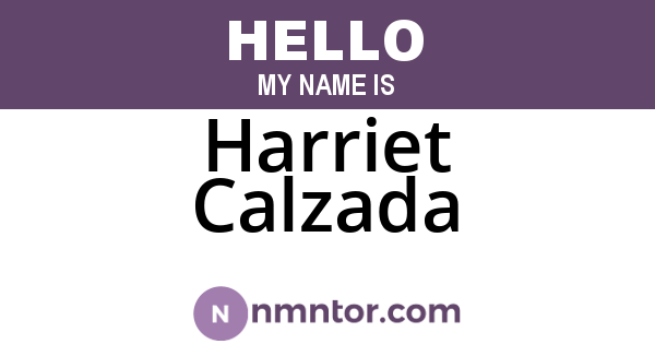 Harriet Calzada