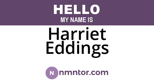 Harriet Eddings