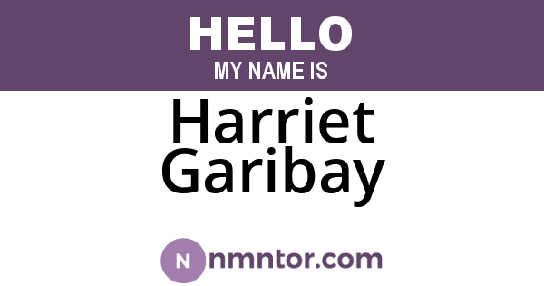 Harriet Garibay