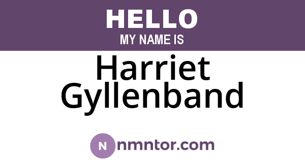 Harriet Gyllenband