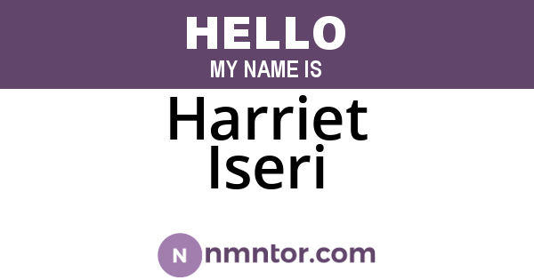 Harriet Iseri