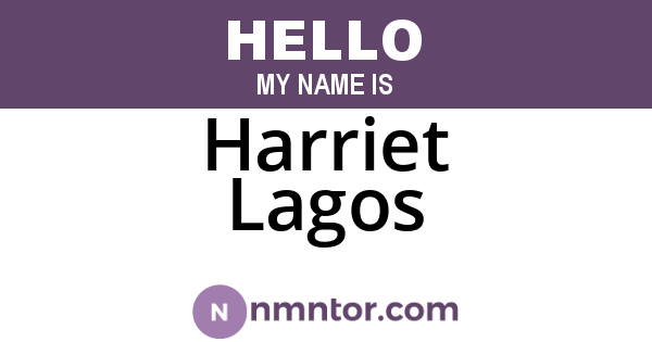 Harriet Lagos