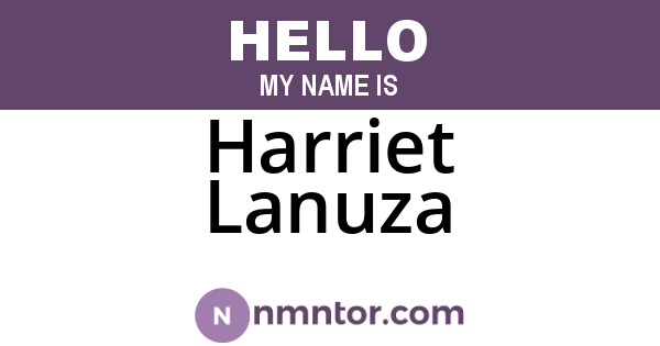 Harriet Lanuza